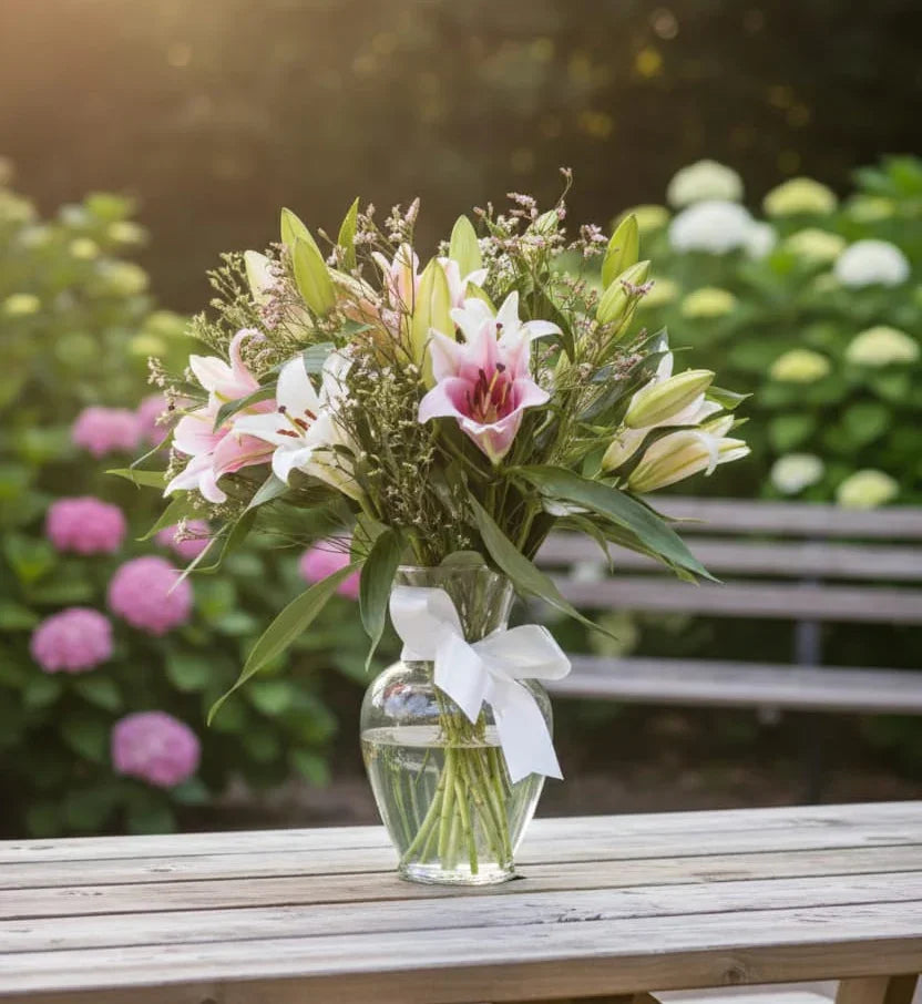 Lily Whisper Vase - FlowerSouq
