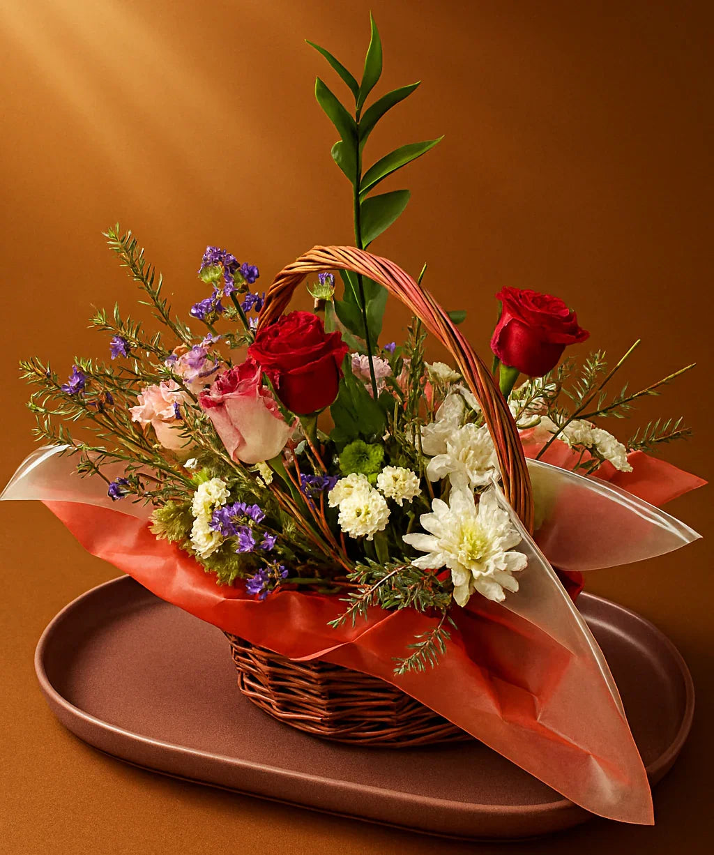 Bloom Harmony Basket - FlowerSouq