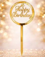 Happy birthday topper