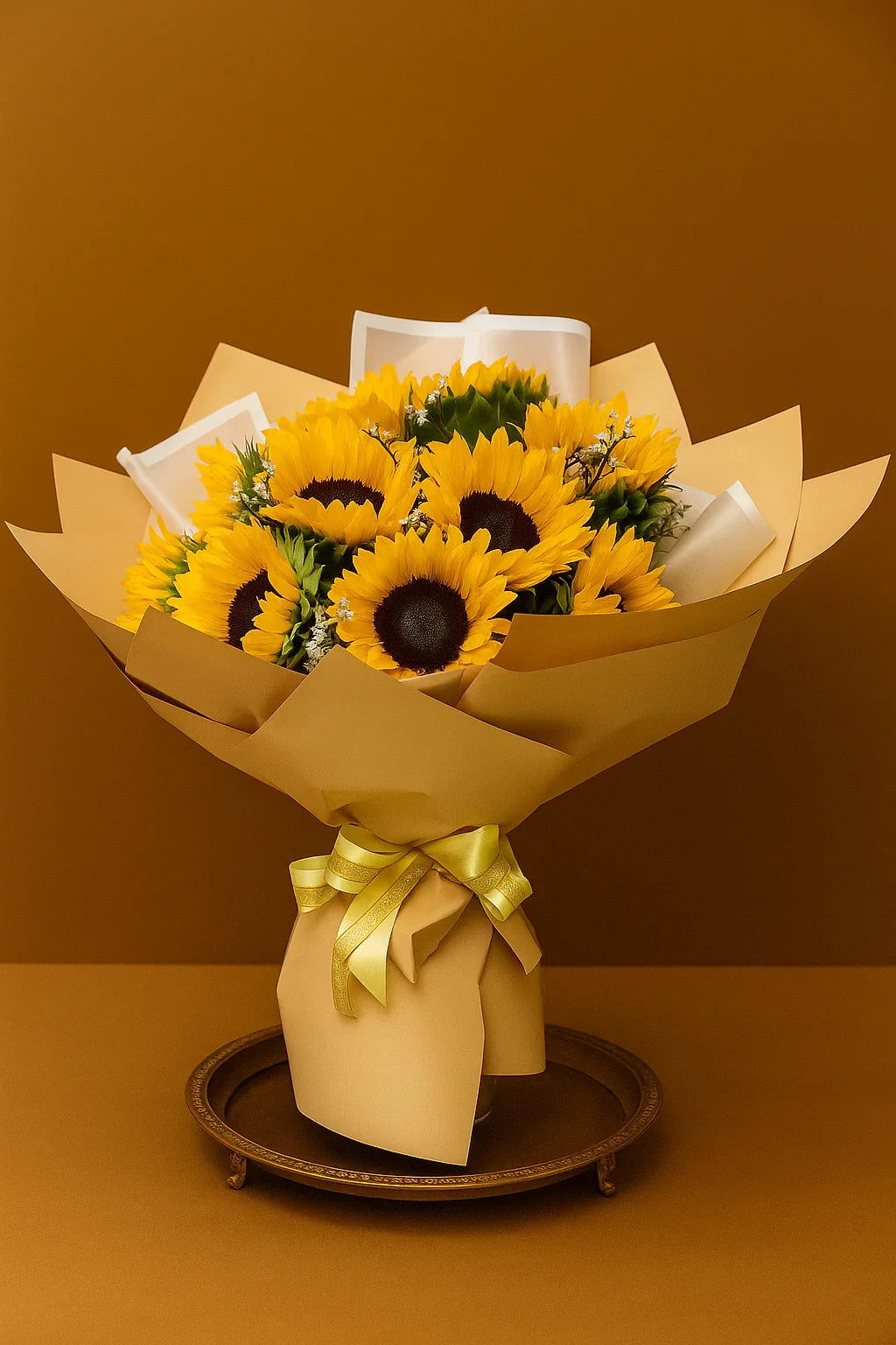 Golden Radiance Bouquet - FlowerSouq