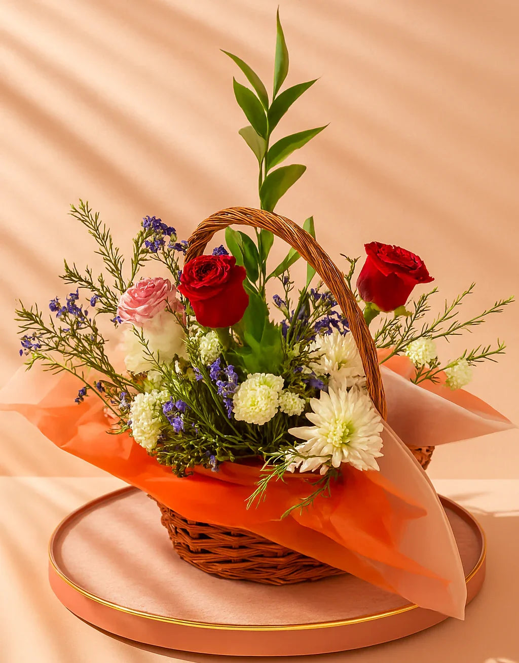 Bloom Harmony Basket - FlowerSouq