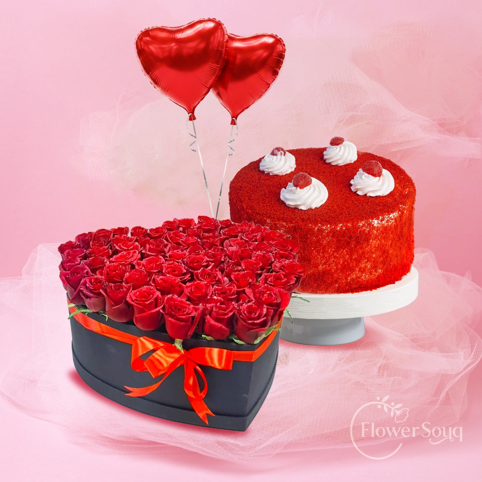 Cake and Rose Box