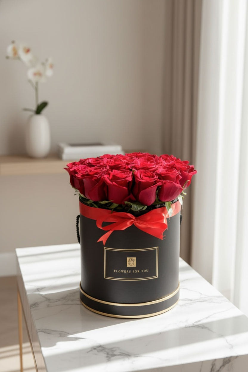 Blossom Pastel Rose Box - FlowerSouq