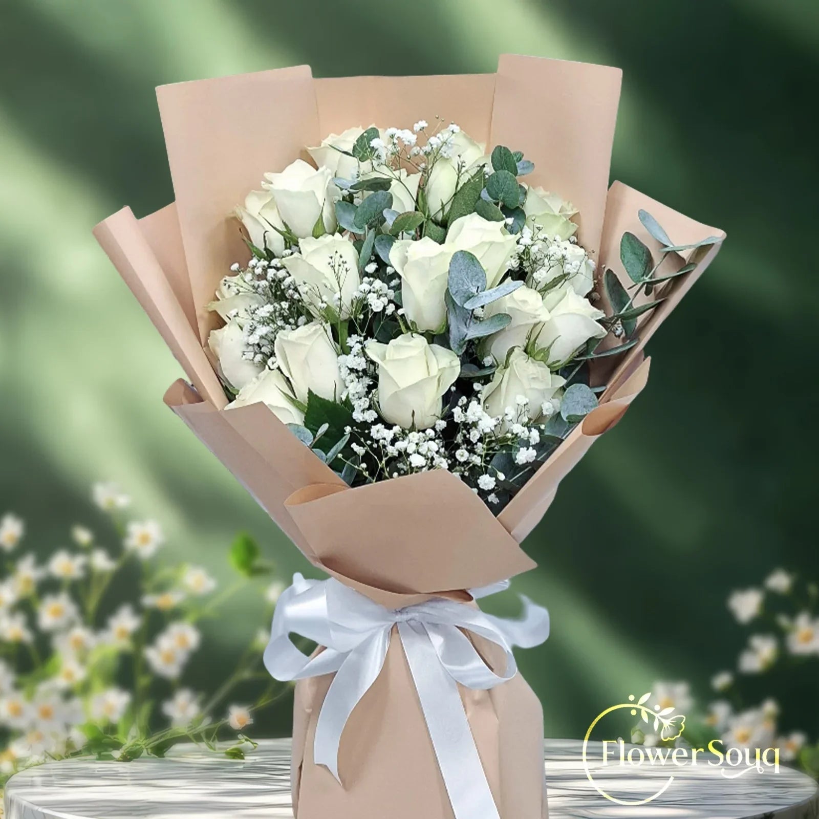 Pink Bloom Bouquet - FlowerSouq