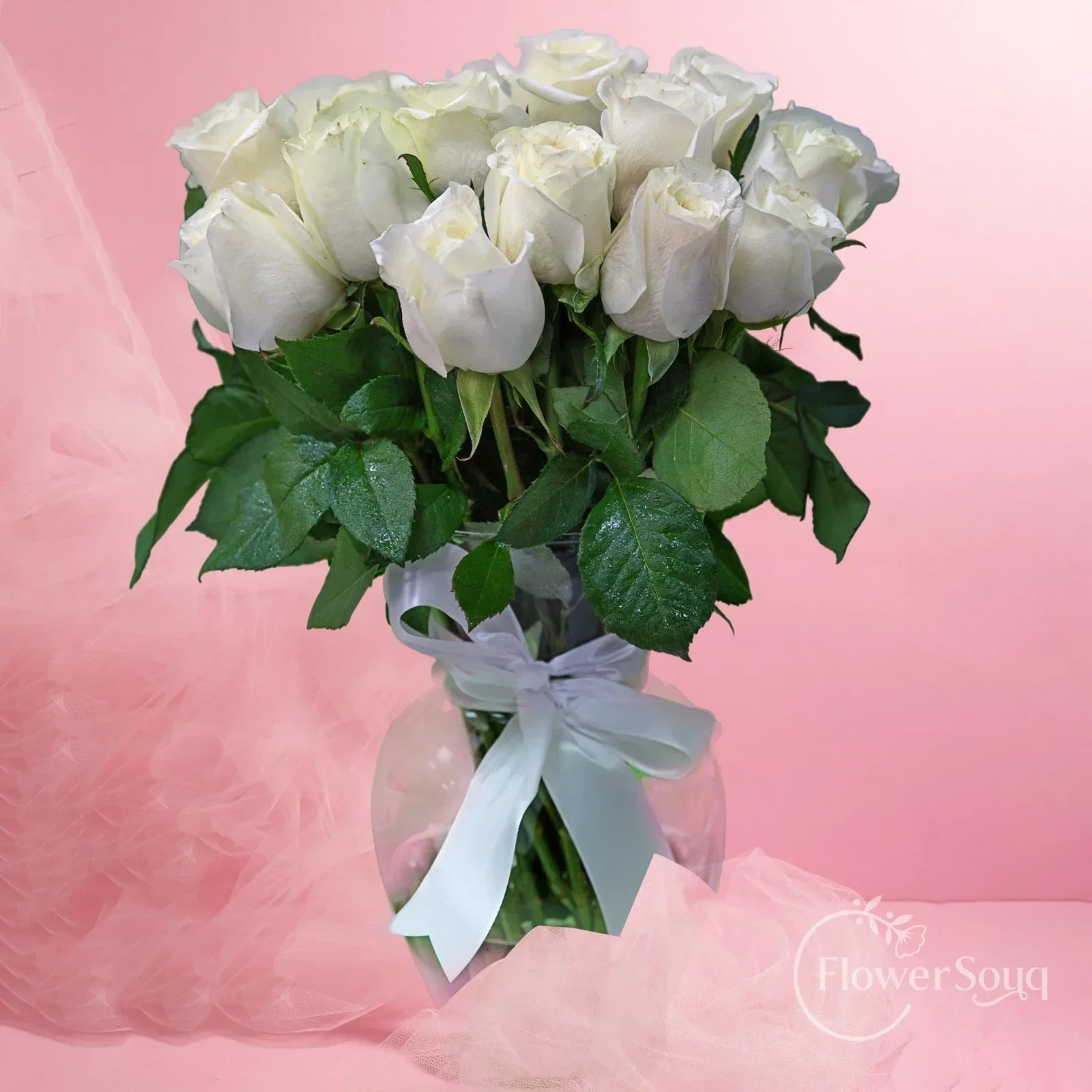 Pure Grace Vase - FlowerSouq