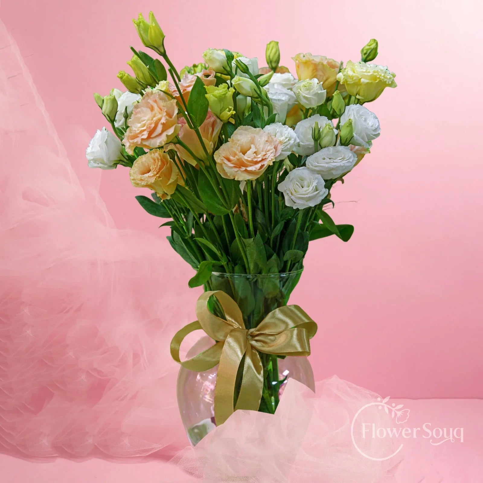 Peach Whisper Vase - FlowerSouq