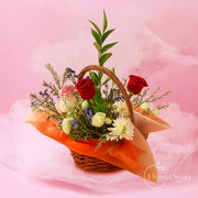 Bloom Harmony Basket - FlowerSouq